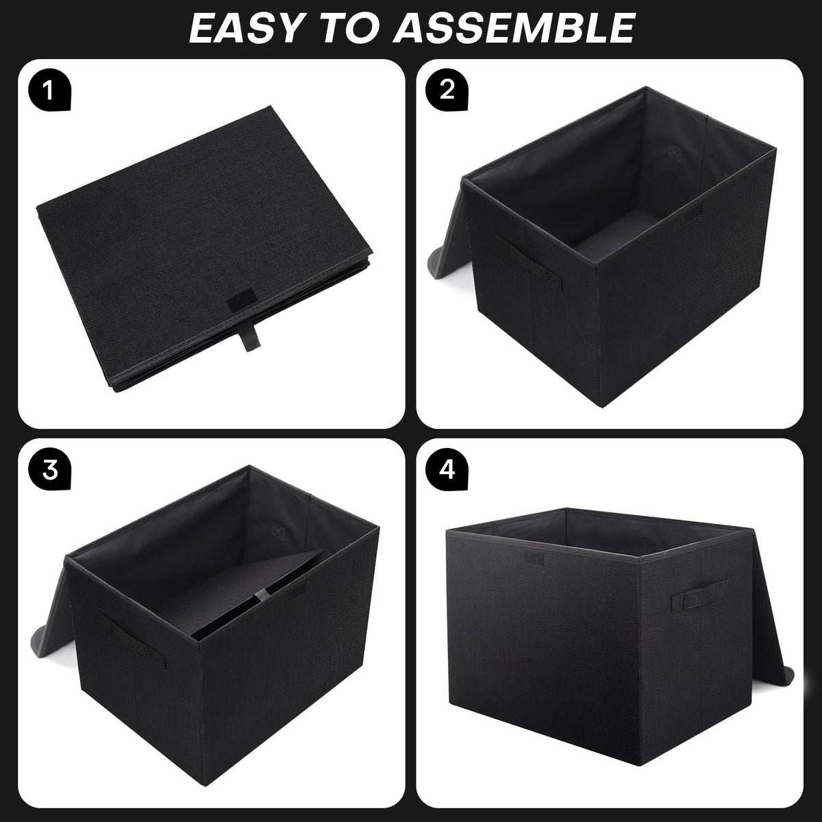 Bagnizer linen fabric storage box keeps contents breathable and neat.