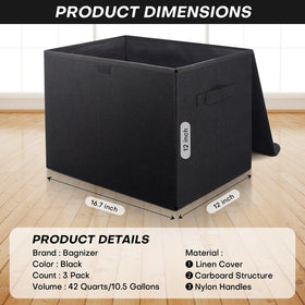 Bagnizer stackable storage bin enables efficient vertical closet organization.