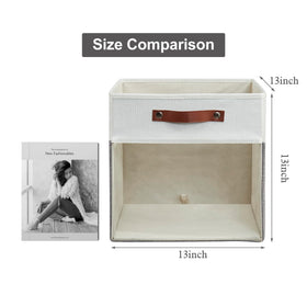 Bagnizer 13x13 storage cube fits on standard shelves