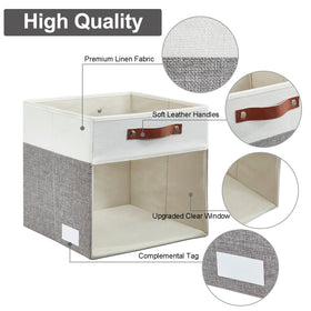 Foldable design of Bagnizer cubes saves space when not in use