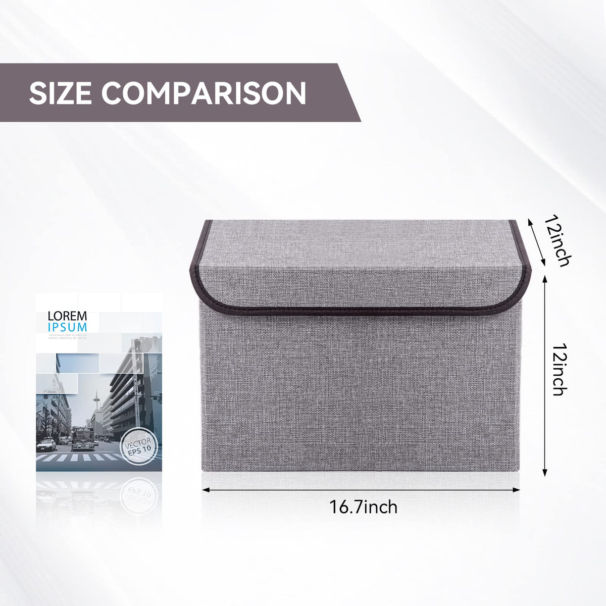 Bagnizer three-pack stackable bins save shelf space and organization