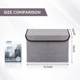 Bagnizer three-pack stackable bins save shelf space and organization