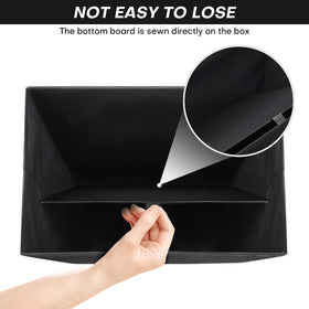 Bagnizer lid with Velcro closure simplifies access while keeping dust out.