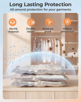 BAGSMART breathable laundry bag helps separate dirty clothes on the go