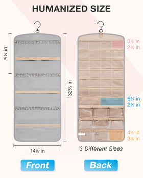 BAGSMART sealed bags travel keeps jewelry secure during transit.