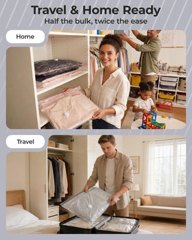 BAGSMART organized packing system keeps clothes neat during trips.