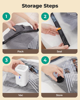 BAGSMART reinforced PA+PE material resists tears for durable storage.
