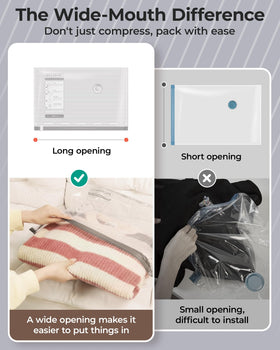 BAGSMART thick tear-resistant material ensures durable, repeated use.