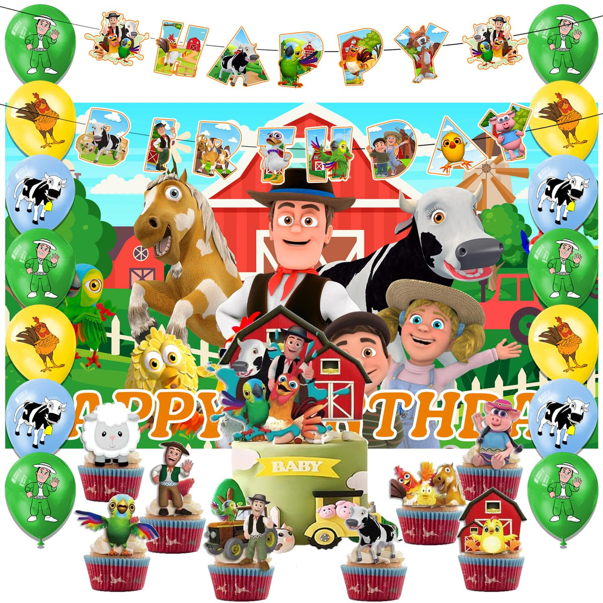 Bahteliv Zenoon banner for festive backdrop, ideal for party photos