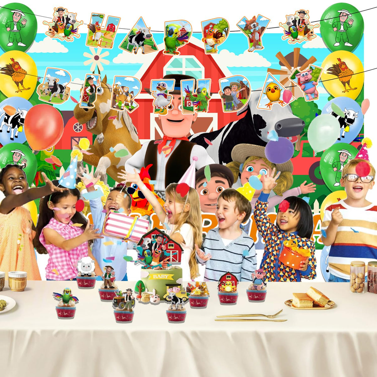 Bahteliv Zenoon cake topper adding playful charm to cake