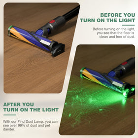 Bahuun 800mAh battery enables long cleaning sessions.