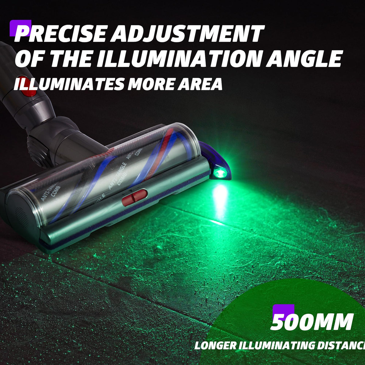 Bahuun extended battery laser offers long use between charges.
