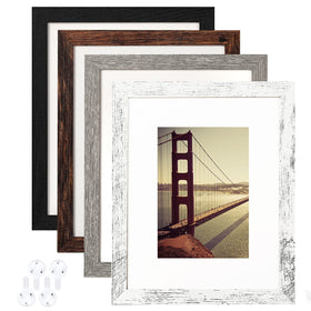 Baijiali 8x10 frame distressed farmhouse front view for rustic wall display.