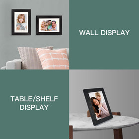 BAIJIALI included white mat fits 4x6 and 5x7 photos.