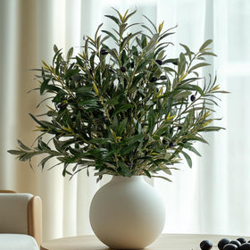 Bailikang olive-branch full view shows lush centerpieces for dramatic decor