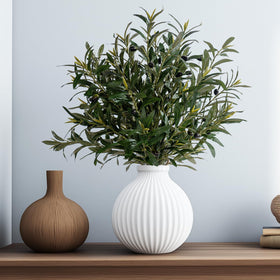 Bailikang olive-branch grey-green leaves suit rustic and modern styles