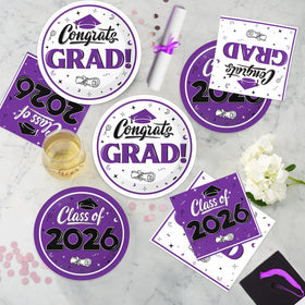 BAIVV Class of 2026 luncheon napkins 3-ply for soft, absorbent cleanup