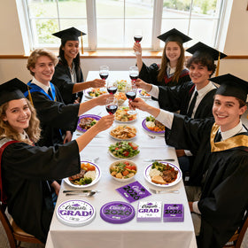 BAIVV Class of 2026 party backdrop setup for cohesive photos
