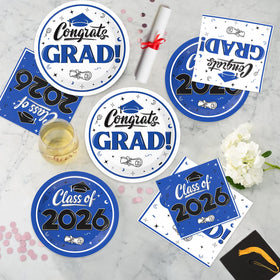 BAIVV graduation luncheon napkins absorbent and soft for spills during festivities
