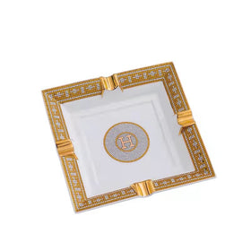 BAKEBK ceramic ashtray with four holders for group gatherings.