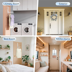 BAKON rack features rust-resistant metal construction for durable, long-lasting use.