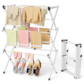 BAKON foldable drying rack, extended length for full garments