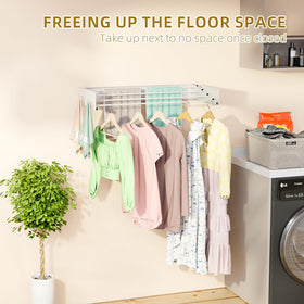BAKON rack extended with four rods ready for towels and clothes