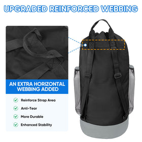 BALEINE 150L bag inner pocket securely stores small items.
