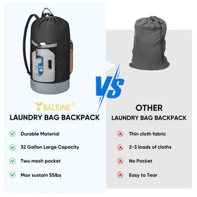 Two mesh pockets on BALEINE 150L bag for quick-access essentials.
