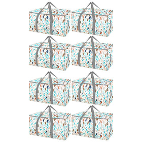 BALEINE 8-pack oversized moving bags with reinforced handles for heavy loads.