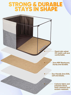 Baleine durable linen storage bin being wiped clean after use