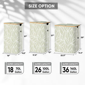BALEINE laundry hamper with internal support preserves its shape when empty.