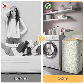 BALEINE lightweight lid offers quick access during laundry day.