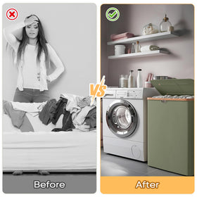 BALEINE green bin adds premium design and practical storage to any room