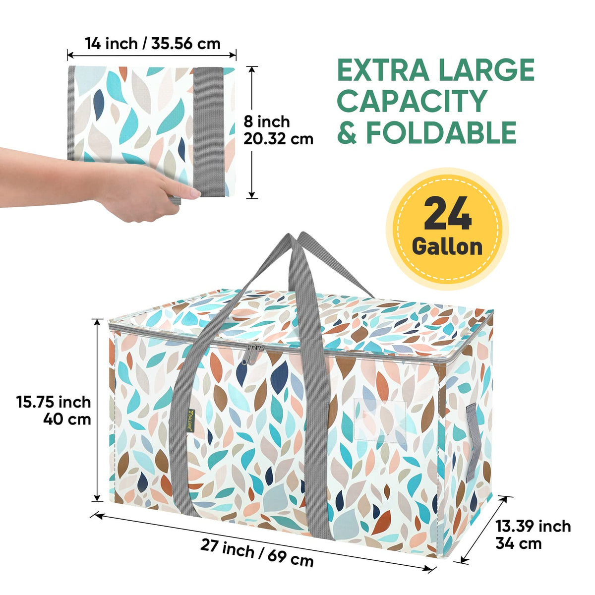 BALEINE oversized moving bags with open-top design for quick loading.