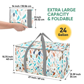 BALEINE oversized moving bags with open-top design for quick loading.