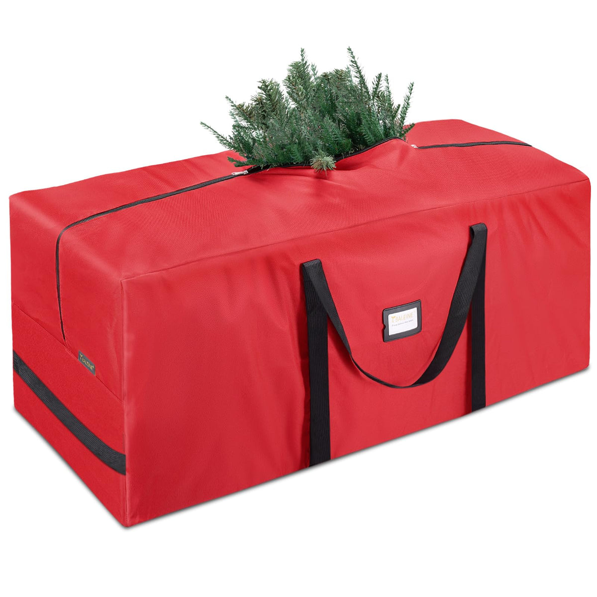 BALEINE 9 ft Christmas tree storage bag with wide opening for easy loading.