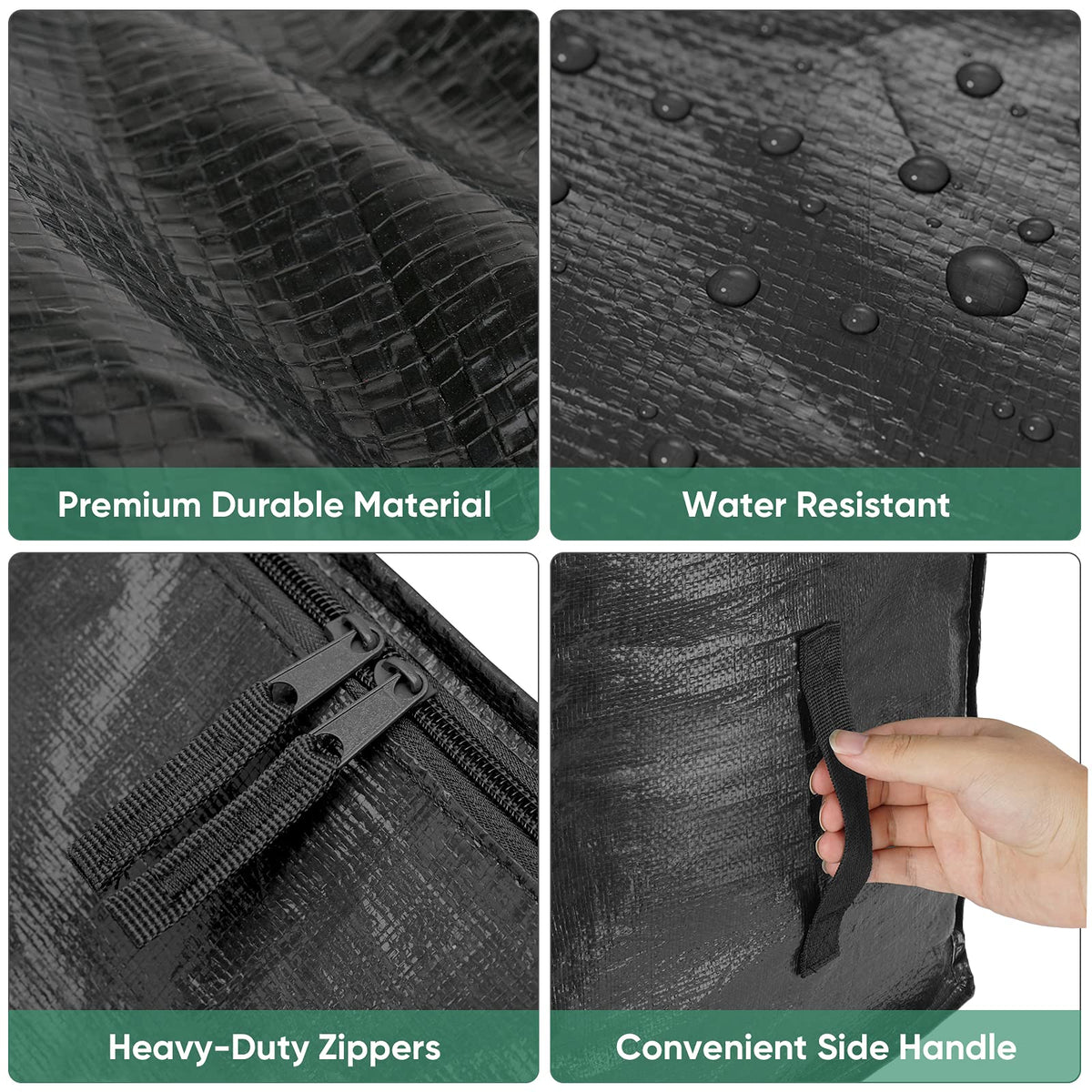 BALEINE Black 6-pack for sturdy, reliable packing and stacking.