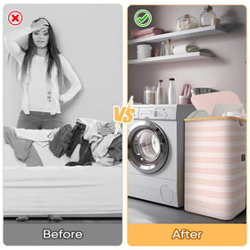 BALEINE versatile hamper suitable for bedroom, bathroom, or dorm