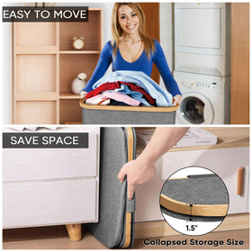 BALEINE hamper interior support preserves shape even when filled