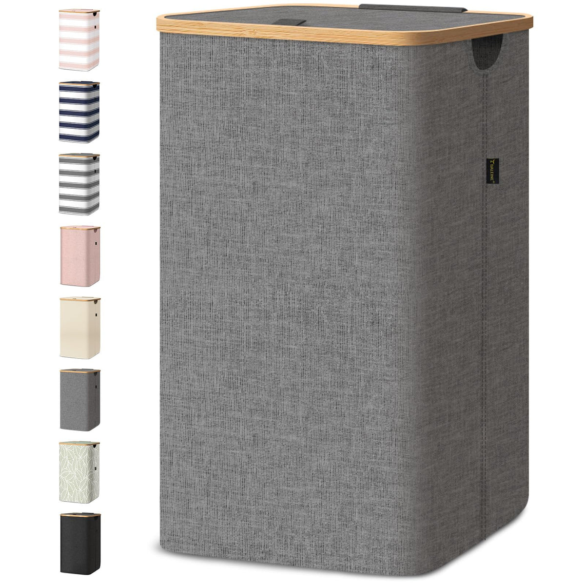 BALEINE laundry hamper with lid for quick, tidy laundry access
