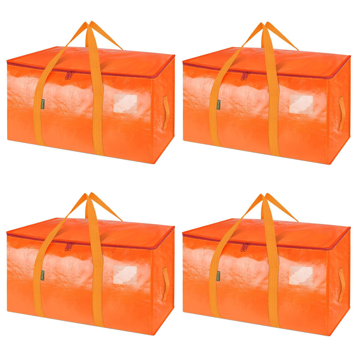 BALEINE oversized moving bag open top orange for easy clothing access