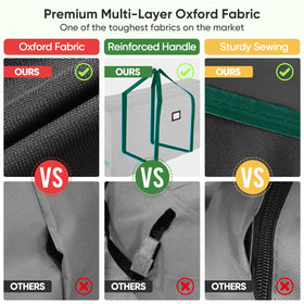 BALEINE water-resistant oxford material shields against dust and moisture.