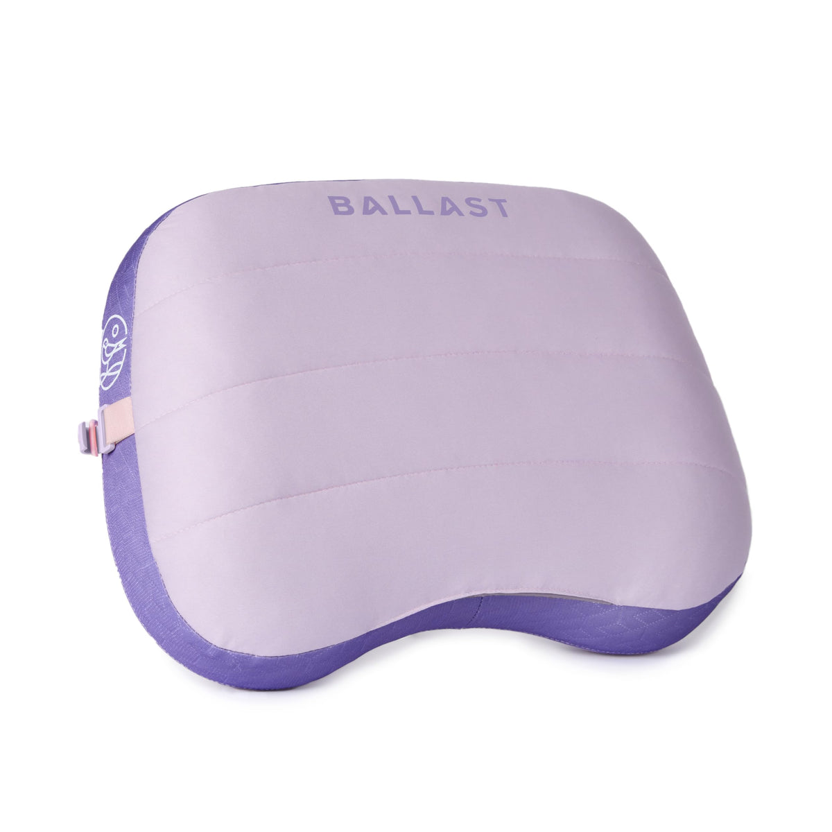 Ballast Beach Pillow top view, plush lounging surface for beach days.