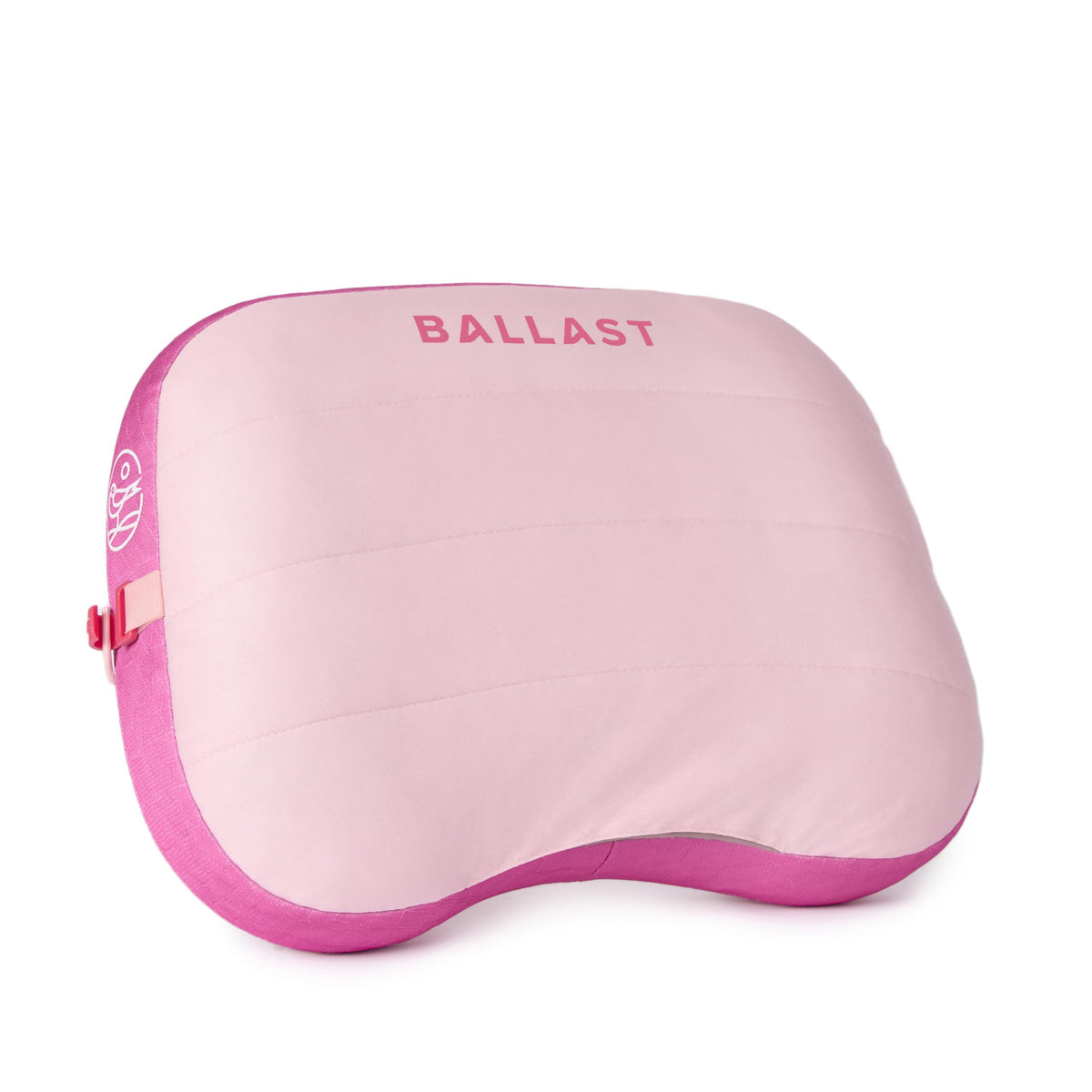 Ballast Beach Pillow showing wind-stays-put feature for stable lounging