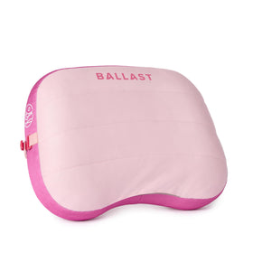 Ballast Beach Pillow showing wind-stays-put feature for stable lounging
