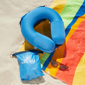 Ballast Pro Pillow's ballast pouch stabilizes the pillow on windy days.