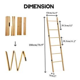 BAMBANG Blanket Ladder protective feet prevent wall and floor scratches