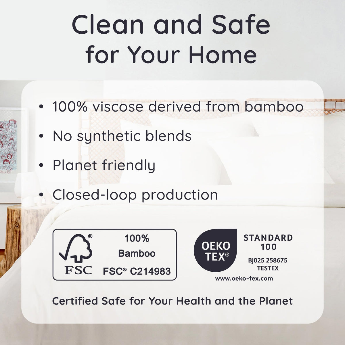 Bambaw pillowcase with thermal regulation for temperature balance