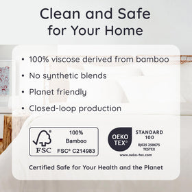 Bambaw pillowcase with thermal regulation for temperature balance